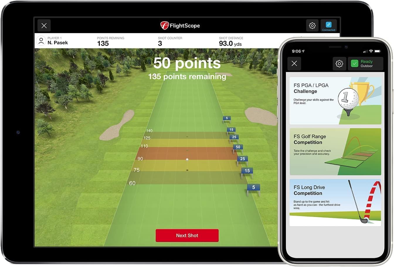 FlightScope Mevo - Portable Personal Launch Monitor for Golf - 