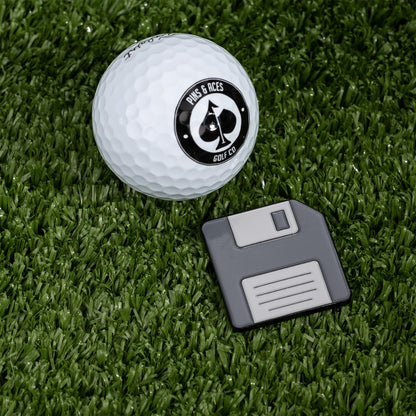 Floppy Disc Ball Marker - Pins and Aces