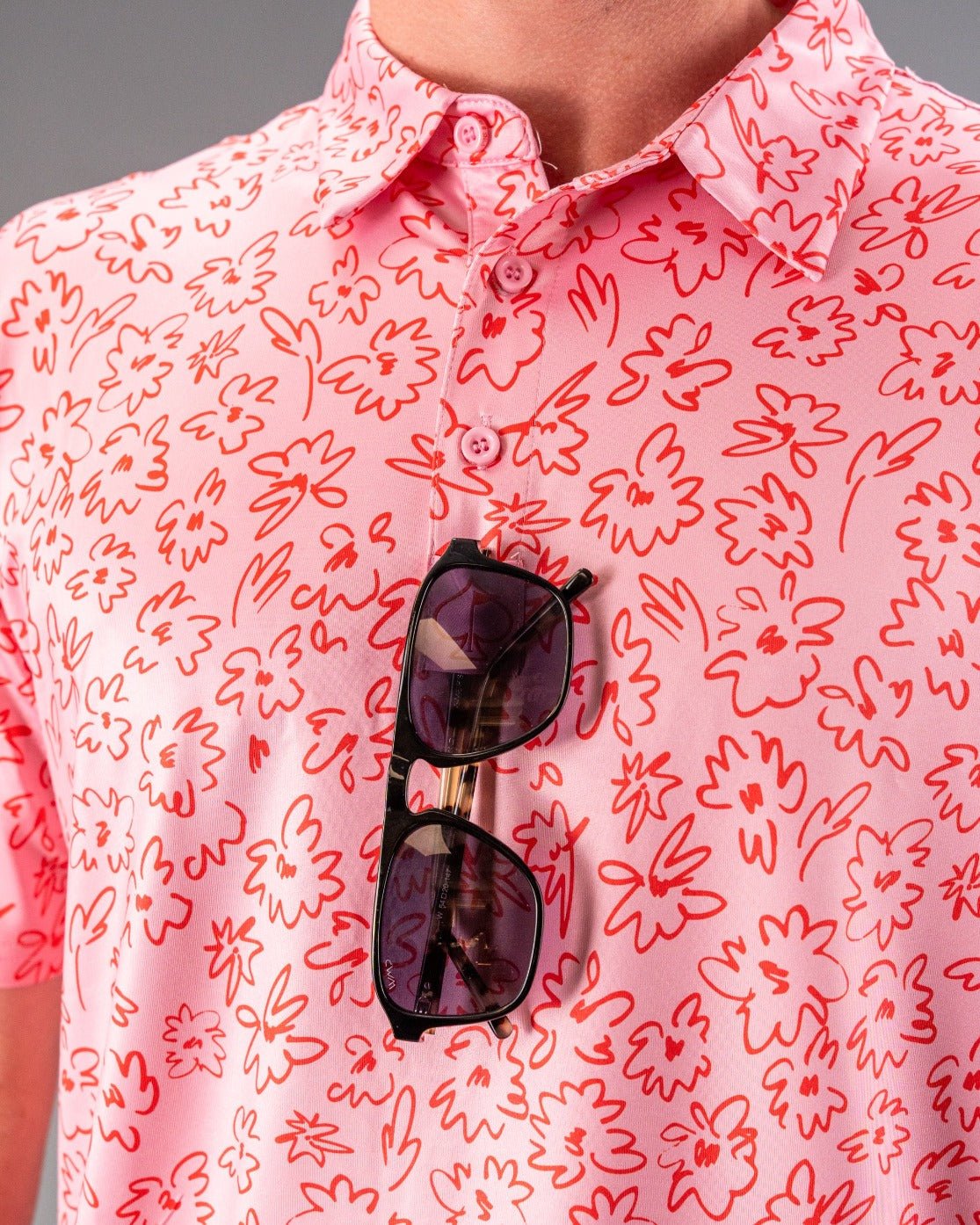 Flower Doodle Pink - Pins and Aces