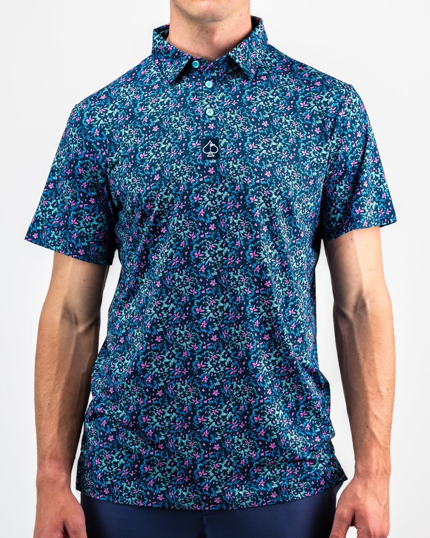 Fluorescent Floral - Pins and Aces