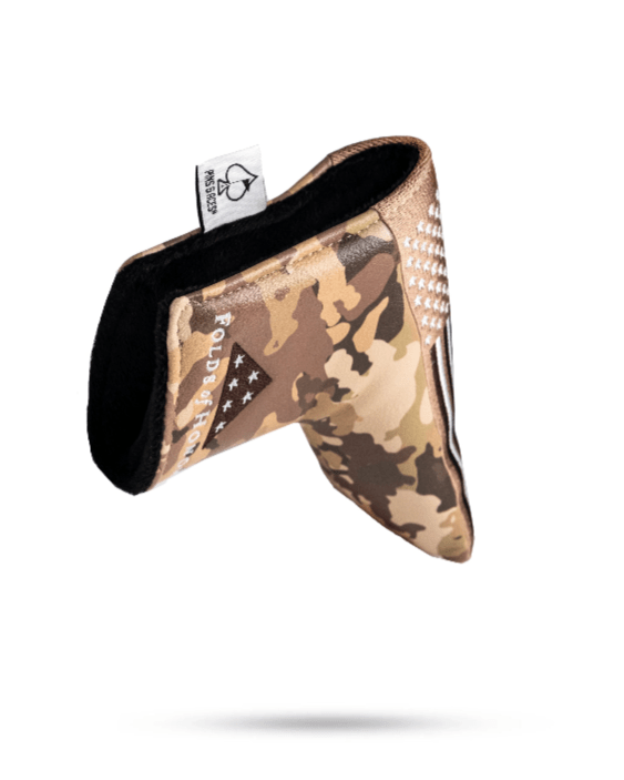 Folds of Honor 2.0 - Blade Putter Cover - Pins and Aces