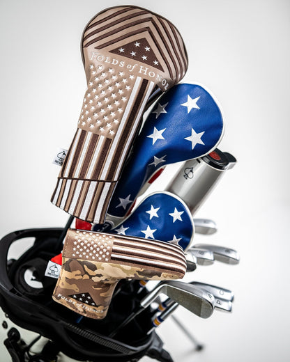 Folds of Honor 2.0 - Blade Putter Cover - Pins and Aces