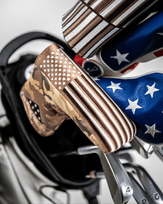 Folds of Honor 2.0 - Blade Putter Cover - Pins and Aces