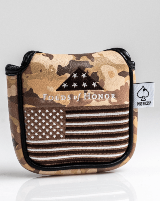Folds of Honor 2.0 - Mallet Putter Cover - Pins and Aces