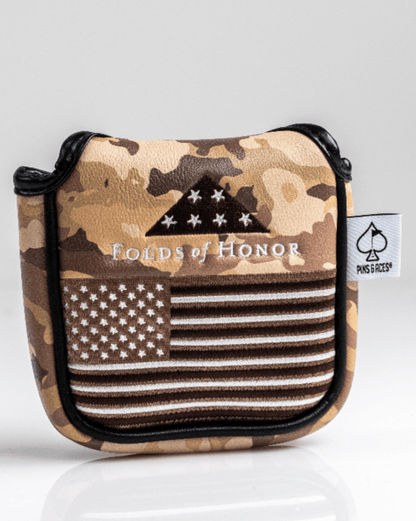 Folds of Honor 2.0 - Mallet Putter Cover - Pins and Aces