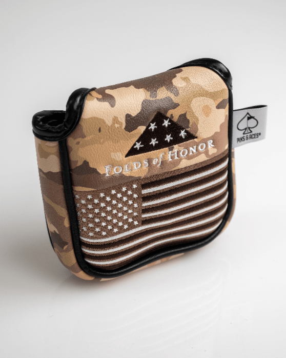 Folds of Honor 2.0 - Mallet Putter Cover - Pins and Aces