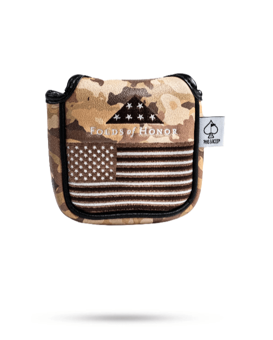 Folds of Honor 2.0 - Mallet Putter Cover - Pins and Aces