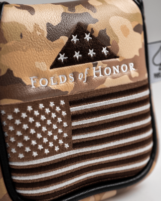 Folds of Honor 2.0 - Mallet Putter Cover - Pins and Aces