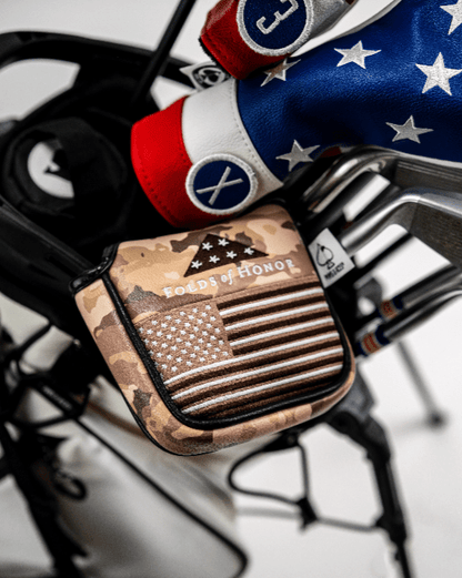 Folds of Honor 2.0 - Mallet Putter Cover - Pins and Aces