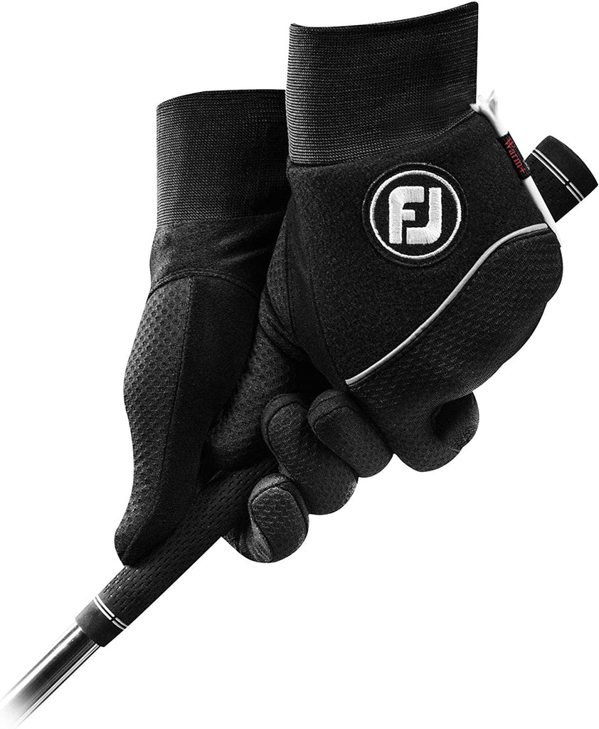 Footjoy Men'S Wintersof Golf Gloves, Pair (Black) - Black - Pair