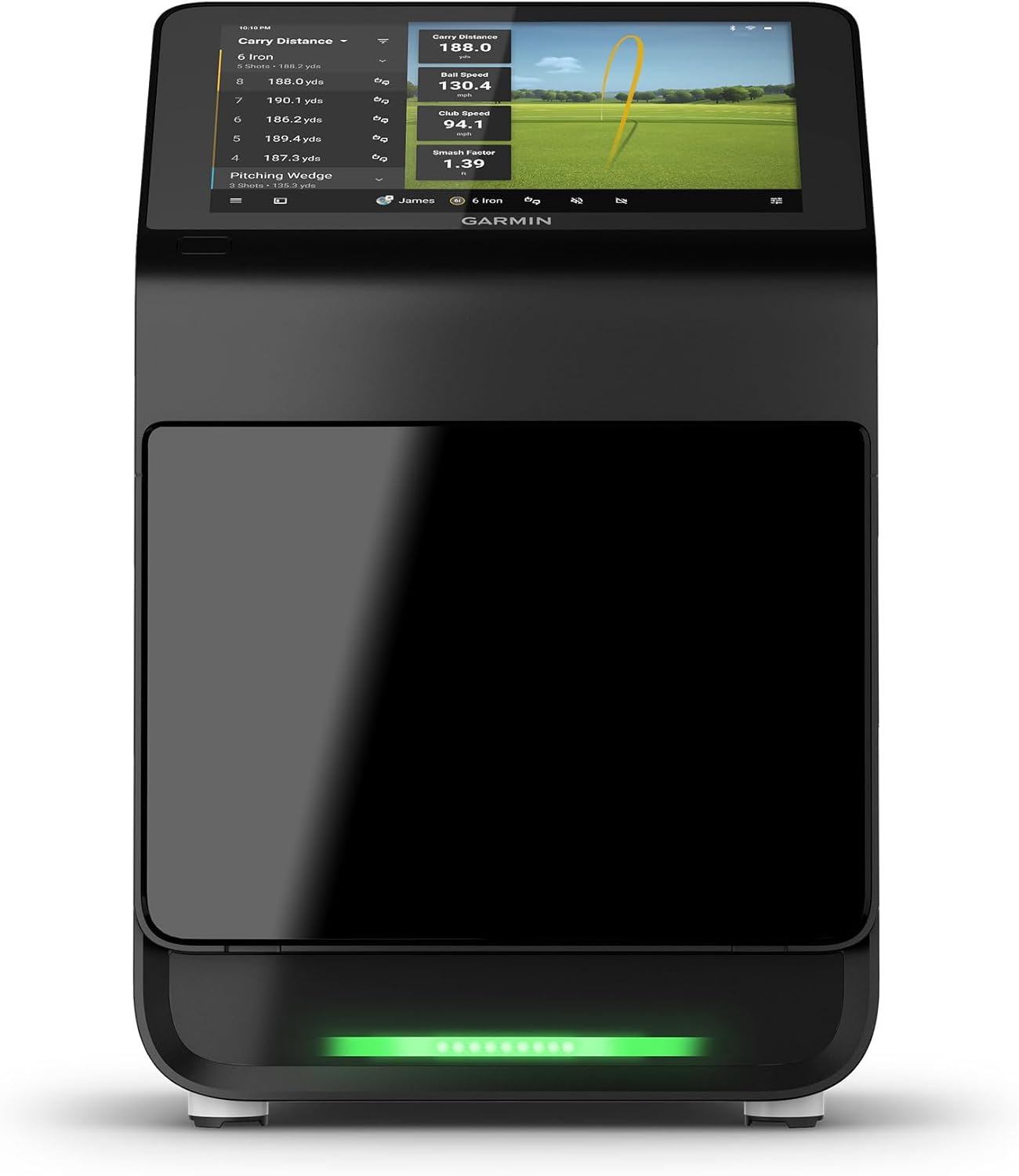 Garmin Approach® R50, Premium Golf Launch Monitor and Simulator, 10" Built - in Color Touchscreen Display - 