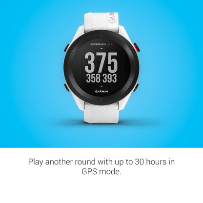 Garmin Approach S12, Easy - to - Use GPS Golf Watch, 42k+ Preloaded Courses, Black - Black - 