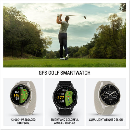 Garmin Approach® S50, Advanced Golf GPS Smartwatch, AMOLED Display - Garmin