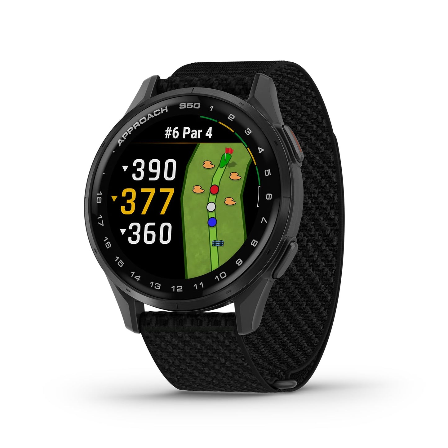 Garmin Approach® S50, Advanced Golf GPS Smartwatch, AMOLED Display - Garmin