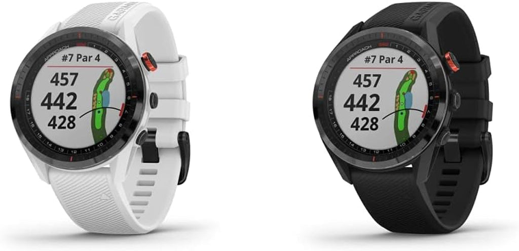 Garmin Approach S62, Premium Golf GPS Watch, Built-In Virtual Caddie - White - Watch Only + Golf Gps Watch,Black