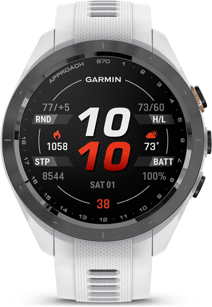 Garmin Approach S70, Premium GPS Golf Watch - White - 42 Mm