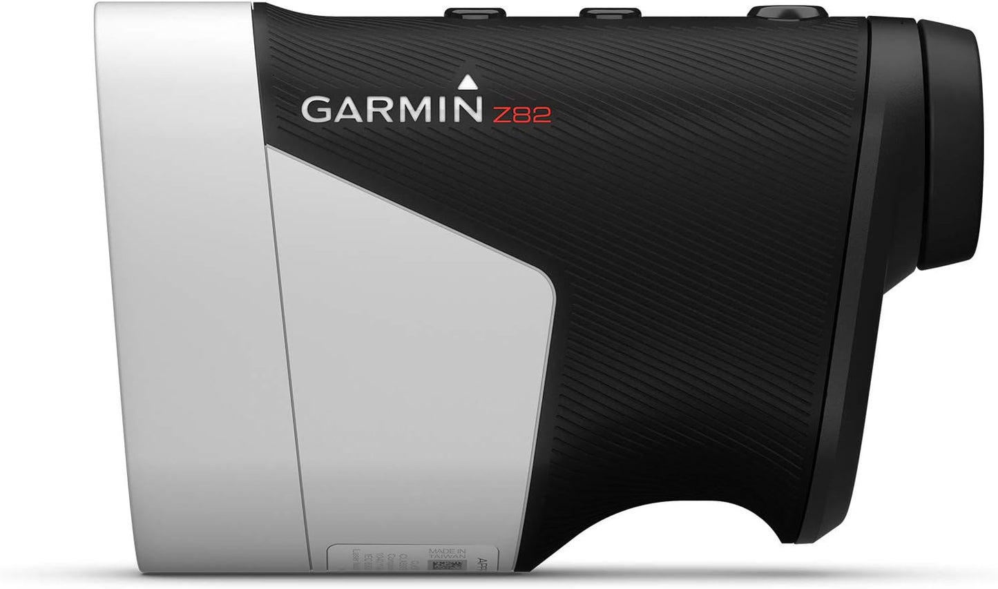 Garmin Approach Z82, Golf GPS Laser Range Finder, Accuracy Within 10” of The Flag, 2 - D Course Overlays - Garmin