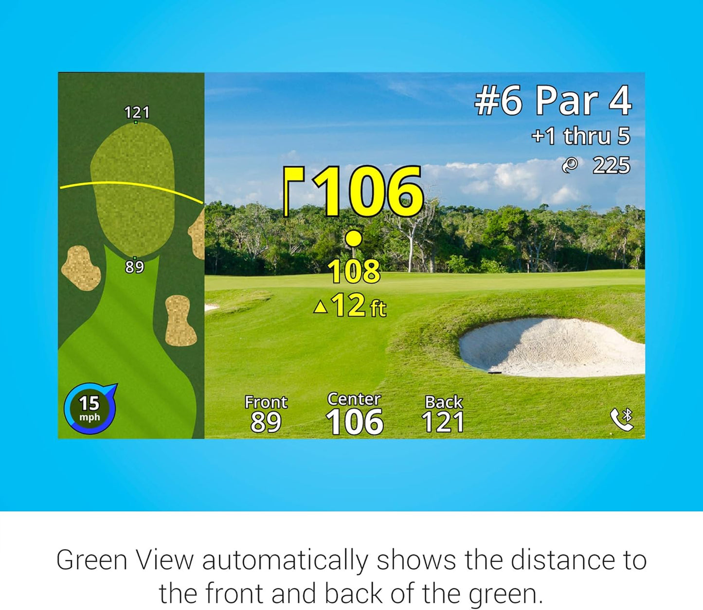 Garmin Approach Z82, Golf GPS Laser Range Finder, Accuracy Within 10” of The Flag, 2 - D Course Overlays - Garmin