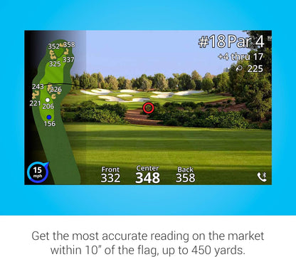 Garmin Approach Z82, Golf GPS Laser Range Finder, Accuracy Within 10” of The Flag, 2 - D Course Overlays - Garmin