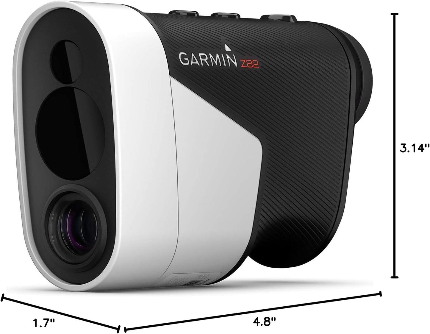 Garmin Approach Z82, Golf GPS Laser Range Finder, Accuracy Within 10” of The Flag, 2 - D Course Overlays - Garmin