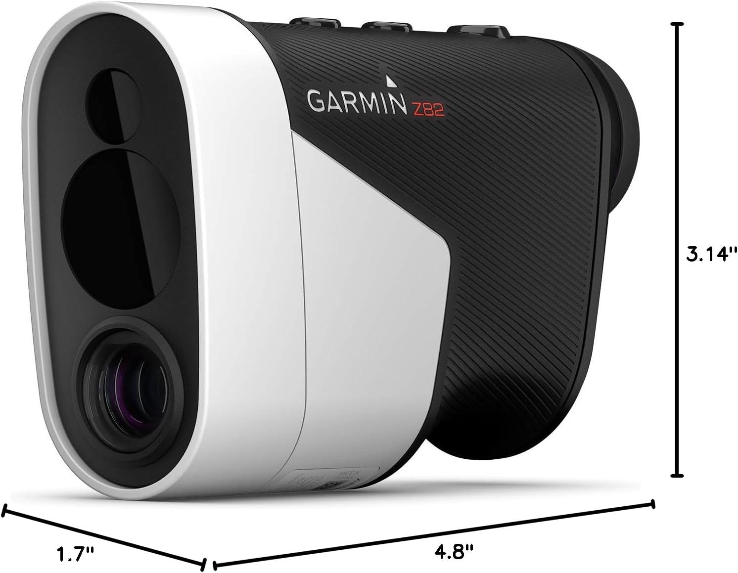 Garmin Approach Z82, Golf GPS Laser Range Finder, Accuracy Within 10” of The Flag, 2 - D Course Overlays - Garmin