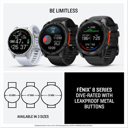 Garmin fēnix® 8 – Premium Multisport GPS Smartwatch - Garmin