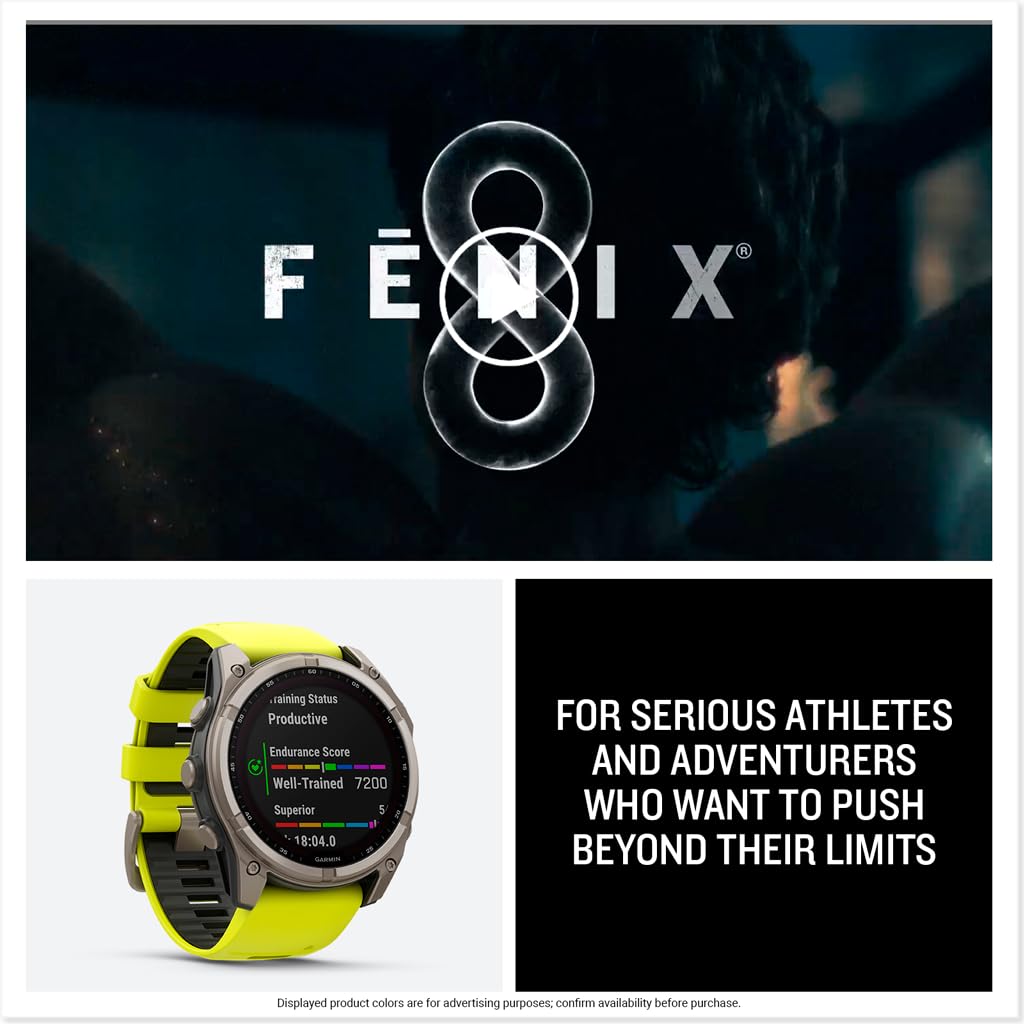 Garmin fēnix® 8 – Premium Multisport GPS Smartwatch - Garmin