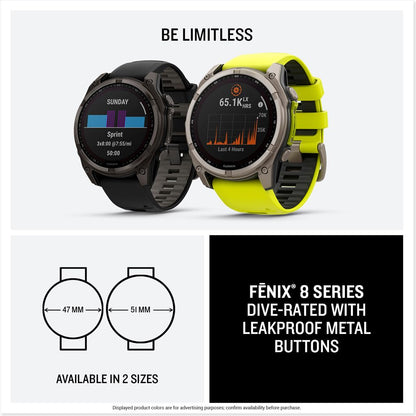 Garmin fēnix® 8 – Premium Multisport GPS Smartwatch - Garmin