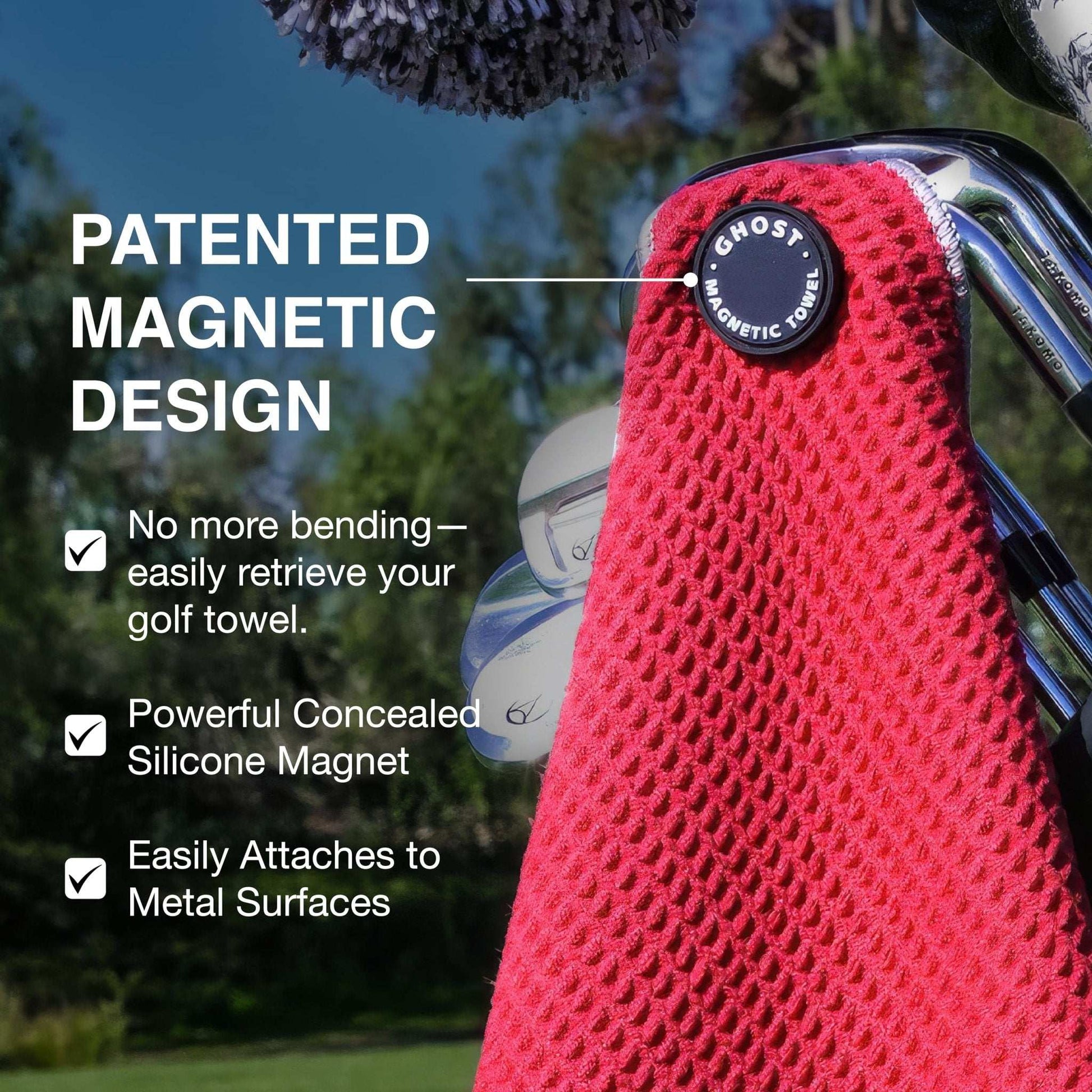 Ghost Golf Magnetic Towel - Ghost Golf