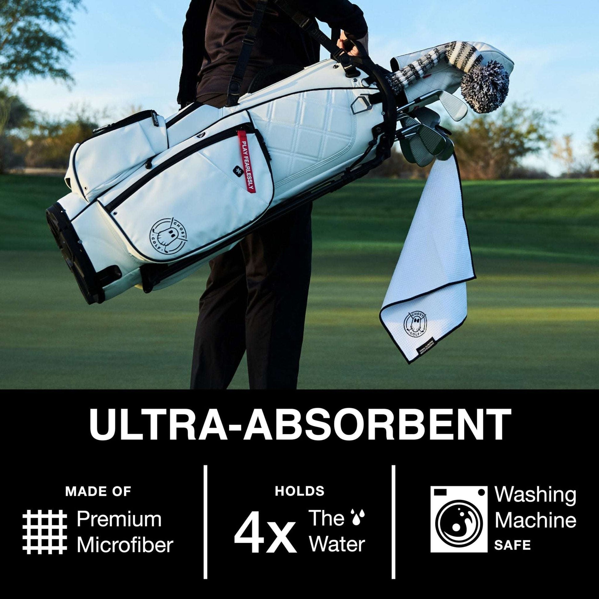 Ghost Golf Magnetic Towel - Ghost Golf