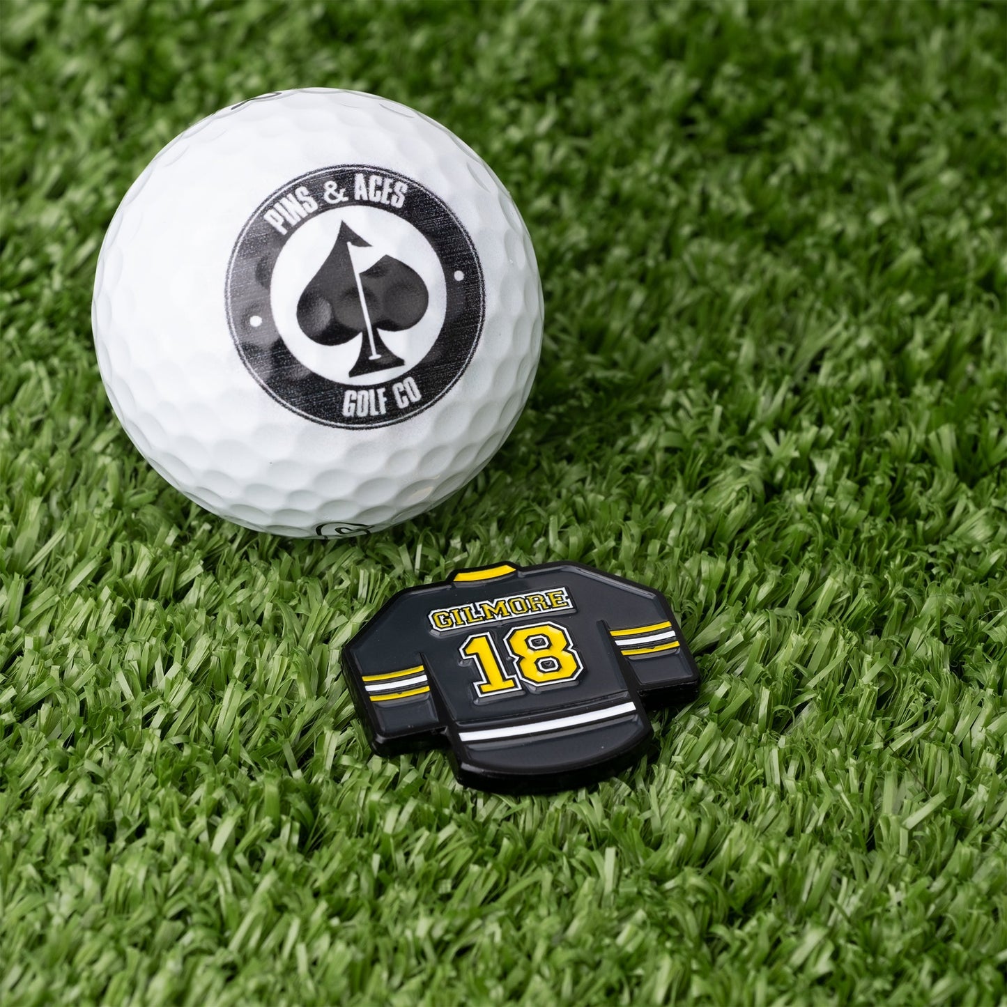 Gilmore Jersey Ball Marker - Pins and Aces