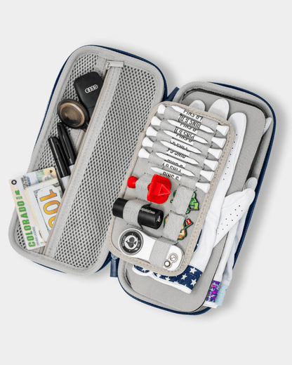 Glove & Accessory Caddie - Navy - Pins and Aces