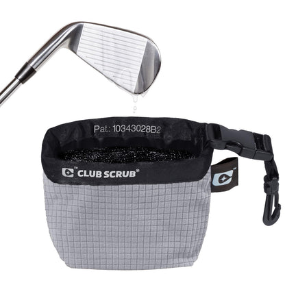 Golf Club and Golf Ball Cleaning Bag - Gray - Microfiber Pro