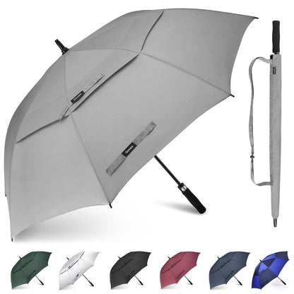 Gonex 54/62/68/72/80 Inch Extra Large Golf Umbrella - Grey - 62 inch
