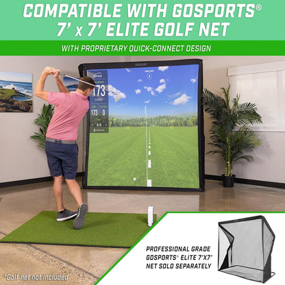 GoSports Golf Simulator Impact Screen - Choose 6.5 ft x 7 ft or 9 ft x 7 ft - 9 ft x 7 ft - 