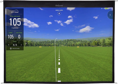 GoSports Golf Simulator Impact Screen - Choose 6.5 ft x 7 ft or 9 ft x 7 ft - 9 ft x 7 ft - 