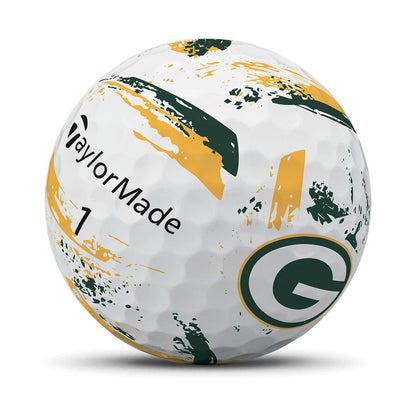 Green Bay Packers SpeedSoft Ink Golf Balls - TaylorMade Team