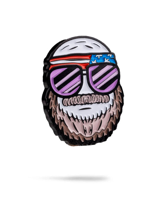Gus the Degenerate Ball Marker - Pins and Aces