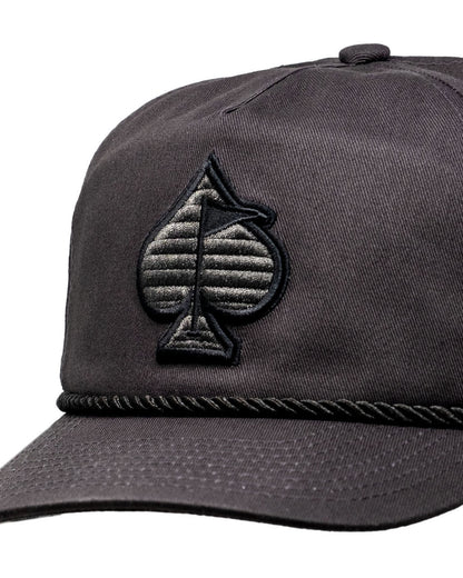 Heritage Rope Hat - Charcoal - Pins and Aces