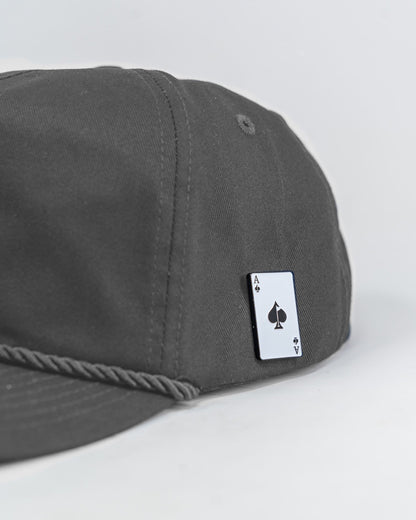 Heritage Rope Hat - Charcoal - Pins and Aces