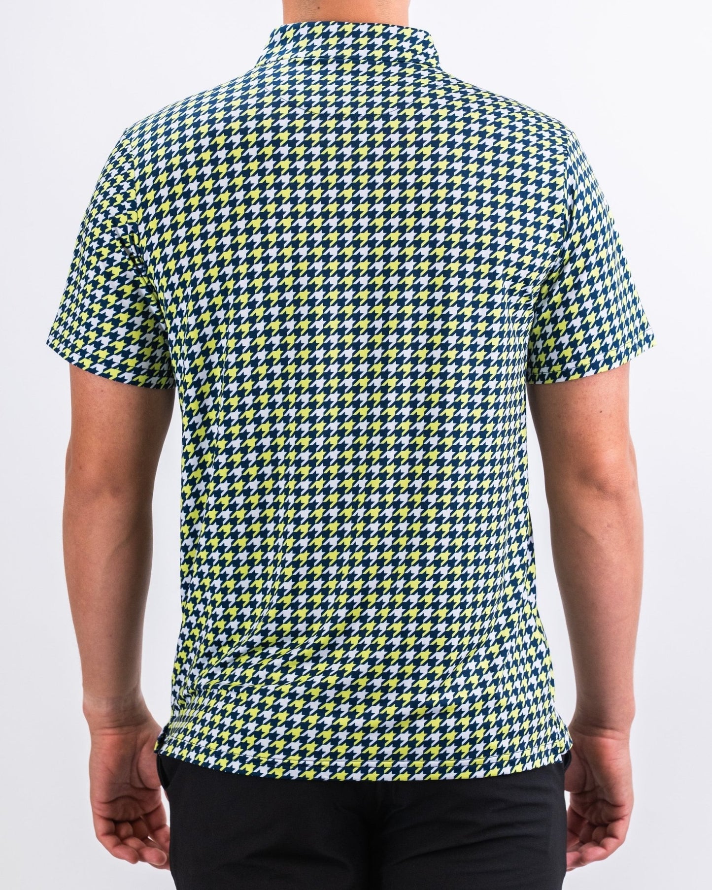 Houndstooth Lime - Pins and Aces