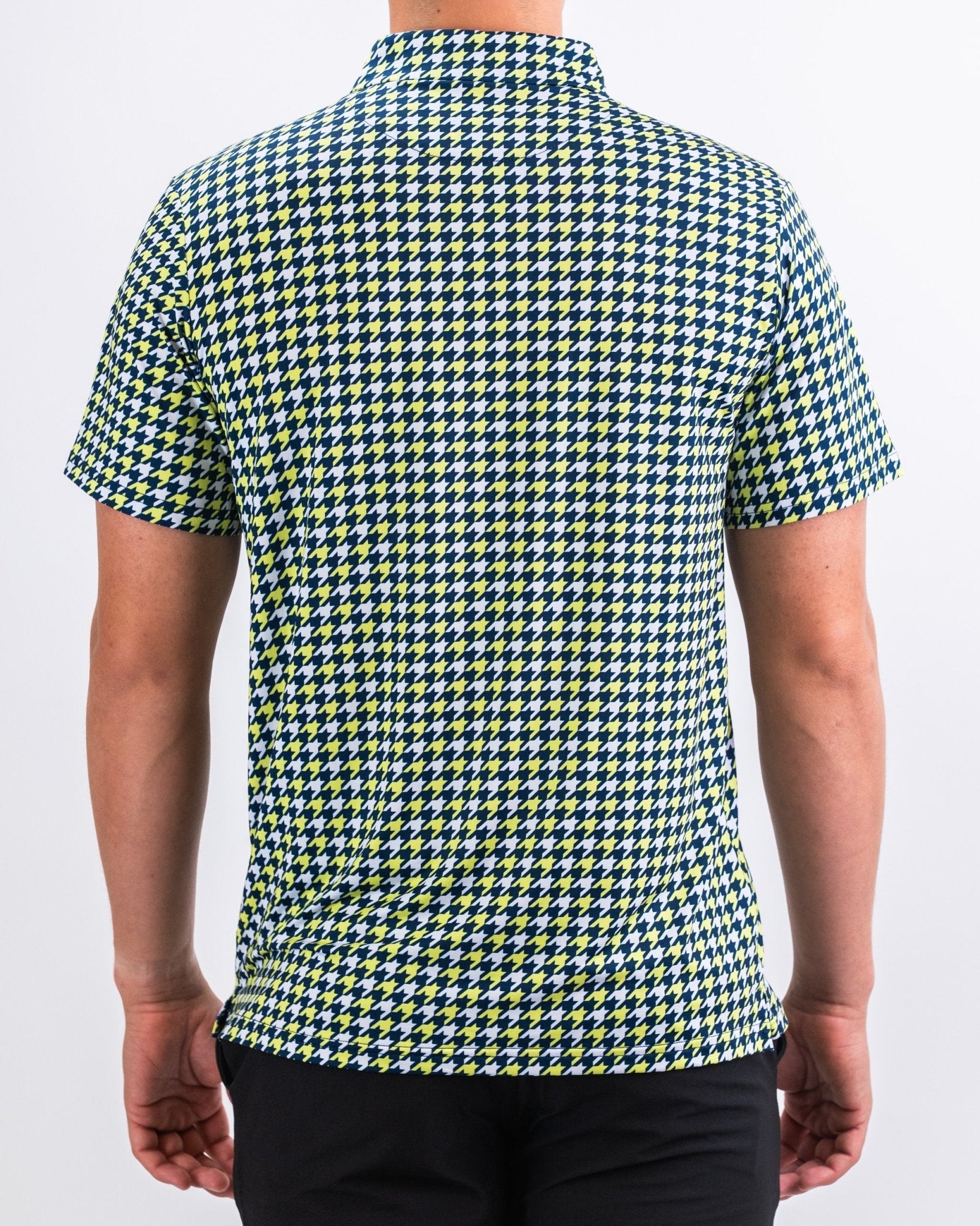 Houndstooth Lime - Pins and Aces