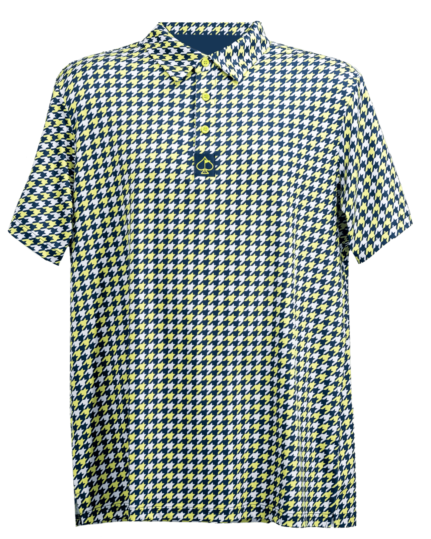 Houndstooth Lime - Pins and Aces