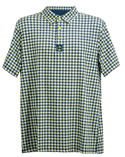 Houndstooth Lime - Pins and Aces