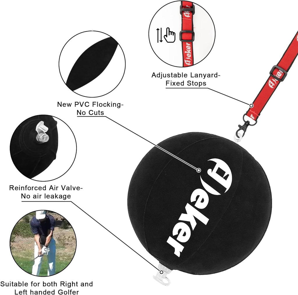 IJEKER Golf Swing Training Aids, Triangle Master - Golf Smart Ball -