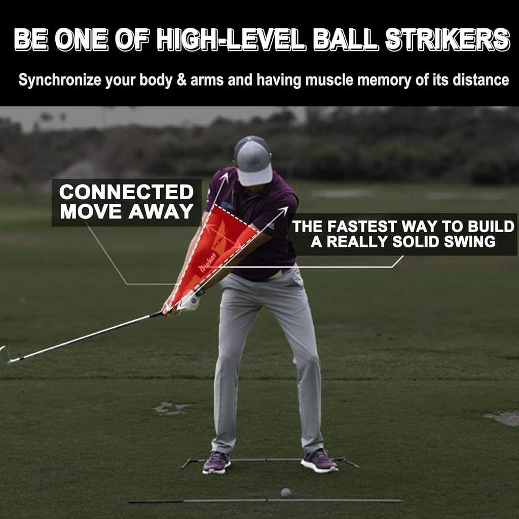 IJEKER Golf Swing Training Aids, Triangle Master - Golf Smart Ball -