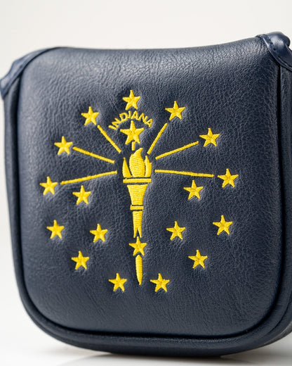 Indiana State Flag - Mallet Putter Cover - Pins and Aces