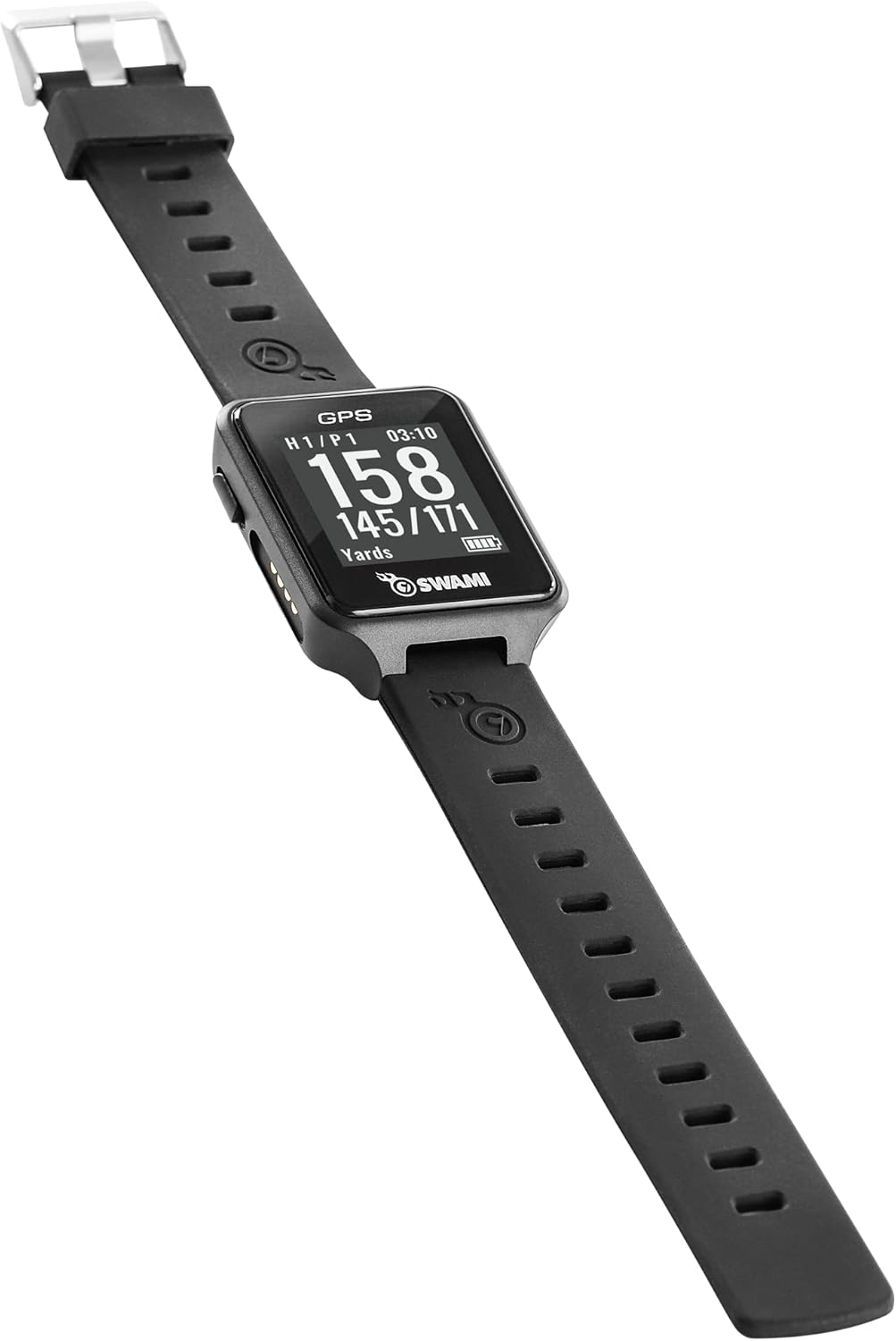 IZZO Golf Swami Golf GPS Watch, Black - 