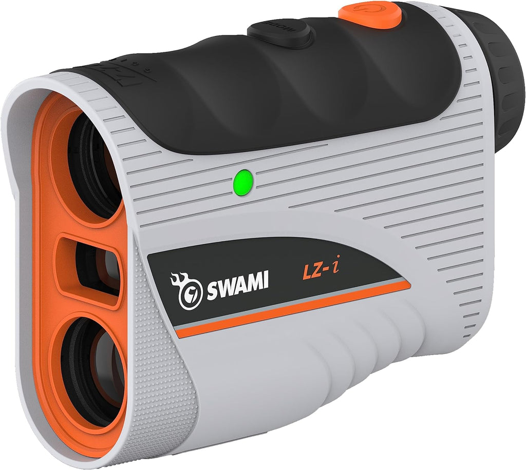 IZZO Golf Swami Laser Rangefinder with Slope, Pin Lock & Club Suggestion, 800 Yards Range, Soft Shell Carry Case - 