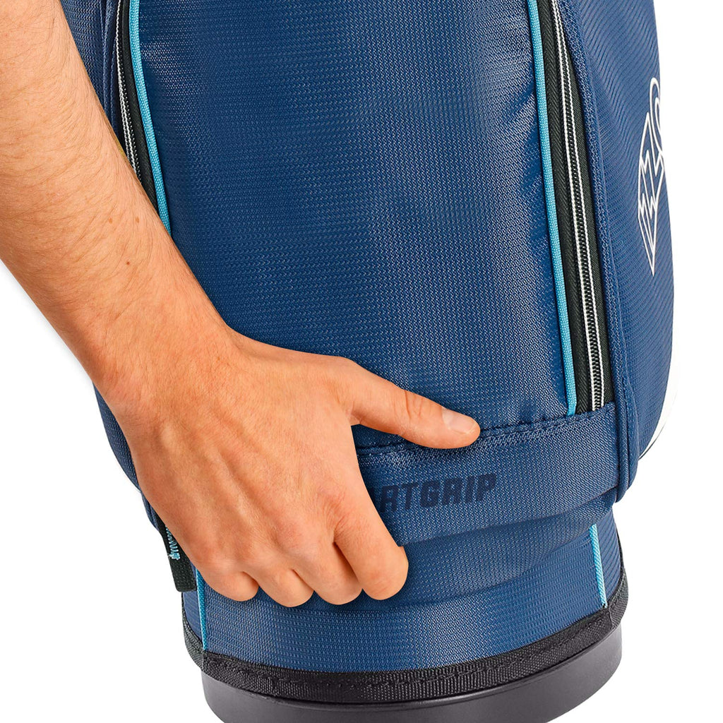 IZZO Golf Ultra - Lite Golf Stand Bag - Navy Blue/Light Blue - 